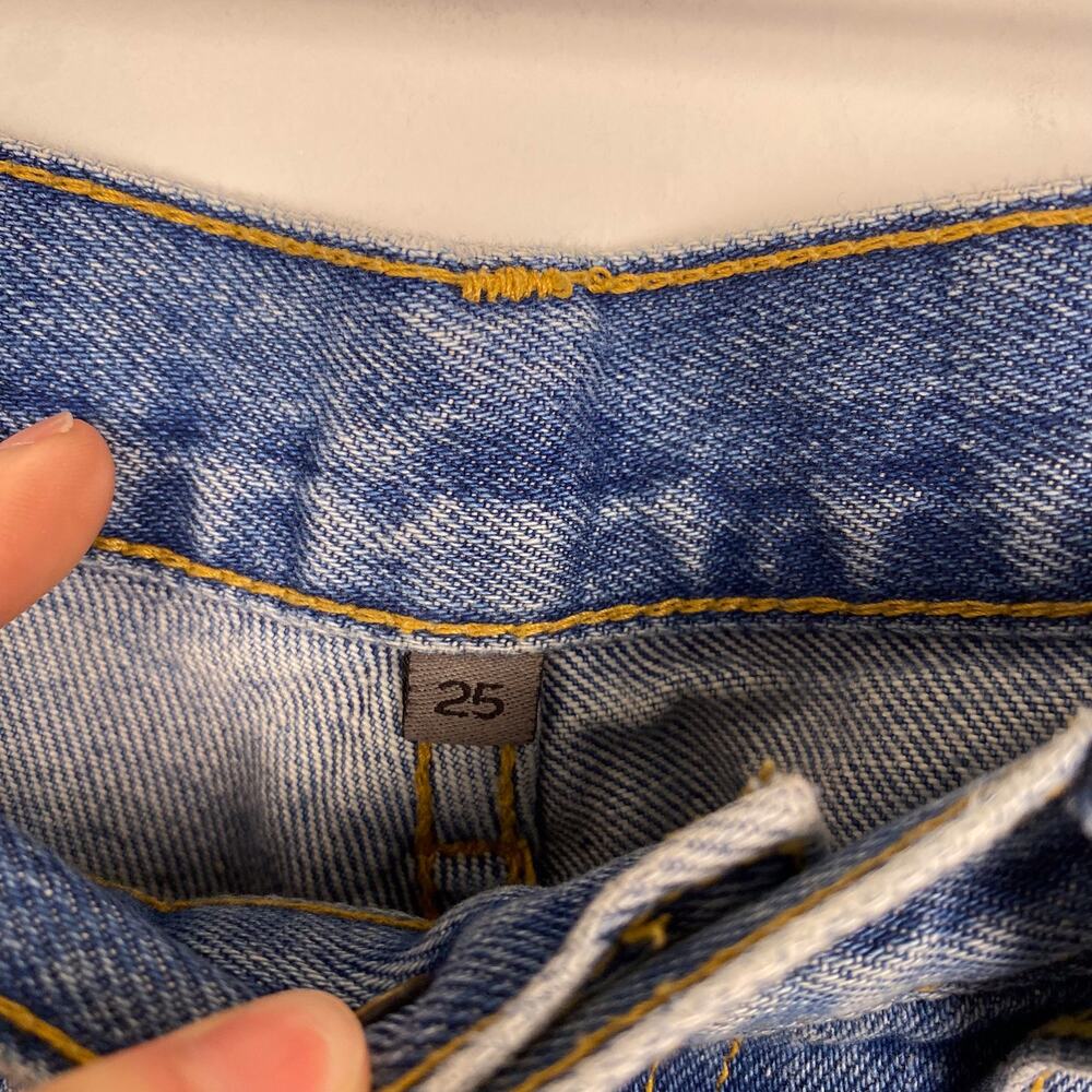 Carmar Distressed Straight Leg High Rise Jeans 25 - Picture 4 of 7